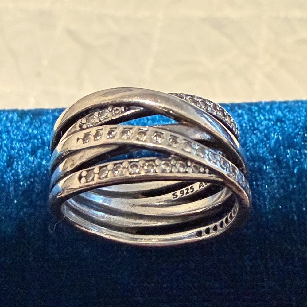 Pandora Entwined Ring SZ 7-1/2